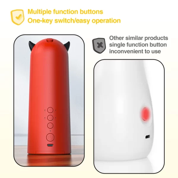 Automatic Cat Laser Toys Interactive Smart Teasing 360 Irregular Rotation Cat Exercise Sports Handheld Electronic Cat Toys - Image 3